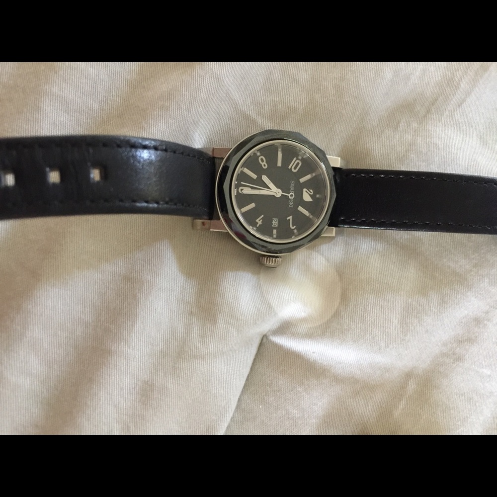 Swarovski leather watch